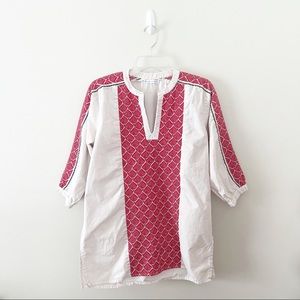 Pomegranate House of Pom Embroidered Tunic Top